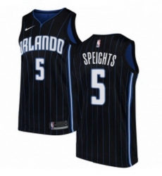 Womens Nike Orlando Magic 5 Marreese Speights Authentic Black Alternate NBA Jersey Statement Edition Womens Nike Orlando Magic 5 Marreese Speights Authentic Black Alternate NBA Jersey Statement Edition