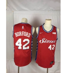 76ers 42 Al Horford Red Nike Throwback Swingman Jersey 76ers 42 Al Horford Red Nike Throwback Swingman Jersey