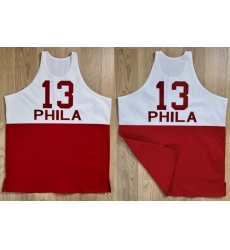Men Philadelphia 76ers 13 Wilt Chamberlain White Red Stitched Basketball Jersey Men Philadelphia 76ers 13 Wilt Chamberlain White Red Stitched Basketball Jersey