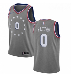 Mens Nike Philadelphia 76ers 0 Justin Patton Swingman Gray NBA Jersey City Edition Mens Nike Philadelphia 76ers 0 Justin Patton Swingman Gray NBA Jersey City Edition