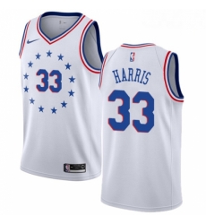 Mens Nike Philadelphia 76ers 33 Tobias Harris White NBA Swingman Earned Edition Jersey Mens Nike Philadelphia 76ers 33 Tobias Harris White NBA Swingman Earned Edition Jersey