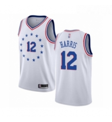 Mens Philadelphia 76ers 12 Tobias Harris White Swingman Jersey Earned Edition Mens Philadelphia 76ers 12 Tobias Harris White Swingman Jersey Earned Edition