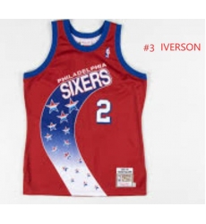 Mitchell & Ness Allen Iverson Philadelphia 76ers 1993-94 Hardwood Classics Stitched Jersey Mitchell & Ness Allen Iverson Philadelphia 76ers 1993-94 Hardwood Classics Stitched Jersey
