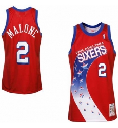 Mitchell & Ness Moses Malone Philadelphia 76ers 1993-94 Hardwood Classics Stitched Jersey Mitchell & Ness Moses Malone Philadelphia 76ers 1993-94 Hardwood Classics Stitched Jersey