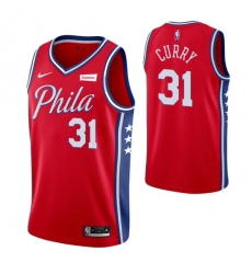 Nike Philadelphia 76ers 31 Seth Curry Red 2019 20 Statement Edition NBA Jersey Nike Philadelphia 76ers 31 Seth Curry Red 2019 20 Statement Edition NBA Jersey