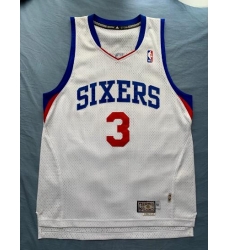Philadelphia 76ers Men Allen Iverson #3 White Hardwood Classics Jersey Philadelphia 76ers Men Allen Iverson #3 White Hardwood Classics Jersey
