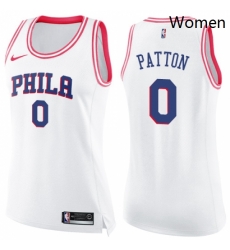 Womens Nike Philadelphia 76ers 0 Justin Patton Swingman White Pink Fashion NBA Jersey Womens Nike Philadelphia 76ers 0 Justin Patton Swingman White Pink Fashion NBA Jersey
