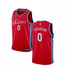 Womens Philadelphia 76ers 0 Josh Richardson Swingman Red Basketball Jersey Statement Edition Womens Philadelphia 76ers 0 Josh Richardson Swingman Red Basketball Jersey Statement Edition
