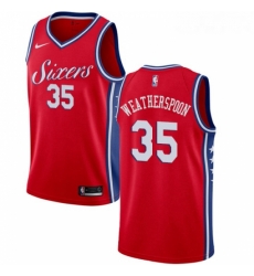 Youth Nike Philadelphia 76ers 35 Clarence Weatherspoon Swingman Red Alternate NBA Jersey Statement Edition Youth Nike Philadelphia 76ers 35 Clarence Weatherspoon Swingman Red Alternate NBA Jersey Statement Edition