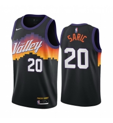 Men Nike Phoenix Suns 20 Dario Saric Black NBA Swingman 2020 21 City Edition Jersey Men Nike Phoenix Suns 20 Dario Saric Black NBA Swingman 2020 21 City Edition Jersey