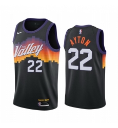 Men Nike Phoenix Suns 22 Deandre Ayton Black NBA Swingman 2020 21 City Edition Jersey Men Nike Phoenix Suns 22 Deandre Ayton Black NBA Swingman 2020 21 City Edition Jersey