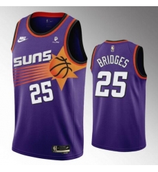 Men Nike Phoenix Suns 25 Mikal Bridges Swingman Purple NBA Jersey Men Nike Phoenix Suns 25 Mikal Bridges Swingman Purple NBA Jersey