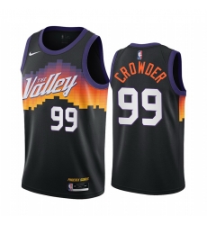 Men Nike Phoenix Suns 99 Jae Crowder Black NBA Swingman 2020 21 City Edition Jersey Men Nike Phoenix Suns 99 Jae Crowder Black NBA Swingman 2020 21 City Edition Jersey