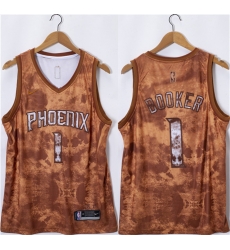 Men Phoenix Suns 1 Devin Booker Orange 2023 Select Series Stitched Basketball Jersey Men Phoenix Suns 1 Devin Booker Orange 2023 Select Series Stitched Basketball Jersey