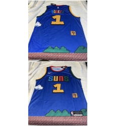 Men Phoenix Suns 1 Devin Booker Purple Print Basketball Jersey Men Phoenix Suns 1 Devin Booker Purple Print Basketball Jersey