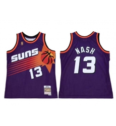Men Phoenix Suns 13 Steve Nash Purple Throwback Swingman Stitched Jersey Men Phoenix Suns 13 Steve Nash Purple Throwback Swingman Stitched Jersey