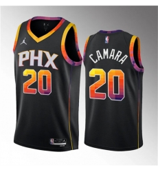 Men Phoenix Suns 20 Toumani Camara Black 2023 Draft Statement Edition Stitched Basketball Jersey Men Phoenix Suns 20 Toumani Camara Black 2023 Draft Statement Edition Stitched Basketball Jersey