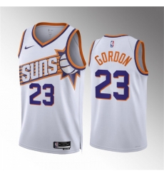 Men Phoenix Suns 23 Eric Gordon White Association Edition Stitched Basketball Jersey Men Phoenix Suns 23 Eric Gordon White Association Edition Stitched Basketball Jersey