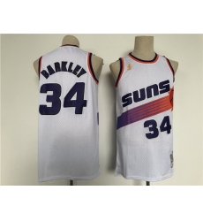 Men Phoenix Suns 34 Barkley White Throwback 2021 NBA Jersey Men Phoenix Suns 34 Barkley White Throwback 2021 NBA Jersey