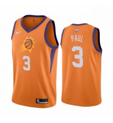 Men Phoenix Suns Chris Paul 3 2020-21 Association Edition Orange Jersey Men Phoenix Suns Chris Paul 3 2020-21 Association Edition Orange Jersey