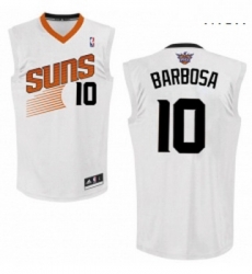 Mens Adidas Phoenix Suns 10 Leandro Barbosa Authentic White Home NBA Jersey Mens Adidas Phoenix Suns 10 Leandro Barbosa Authentic White Home NBA Jersey