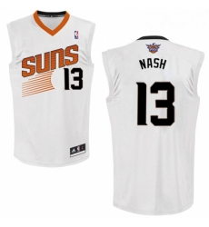 Mens Adidas Phoenix Suns 13 Steve Nash Swingman White Home NBA Jersey Mens Adidas Phoenix Suns 13 Steve Nash Swingman White Home NBA Jersey