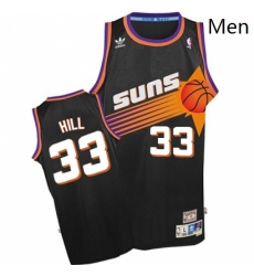 Mens Adidas Phoenix Suns 33 Grant Hill Authentic Black Throwback NBA Jersey Mens Adidas Phoenix Suns 33 Grant Hill Authentic Black Throwback NBA Jersey