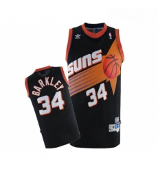 Mens Adidas Phoenix Suns 34 Charles Barkley Swingman Black Throwback NBA Jersey Mens Adidas Phoenix Suns 34 Charles Barkley Swingman Black Throwback NBA Jersey
