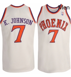 Mens Adidas Phoenix Suns 7 Kevin Johnson Swingman White New Throwback NBA Jersey Mens Adidas Phoenix Suns 7 Kevin Johnson Swingman White New Throwback NBA Jersey