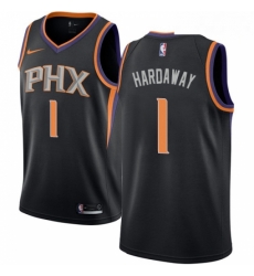 Mens Nike Phoenix Suns 1 Penny Hardaway Authentic Black Alternate NBA Jersey Statement Edition Mens Nike Phoenix Suns 1 Penny Hardaway Authentic Black Alternate NBA Jersey Statement Edition