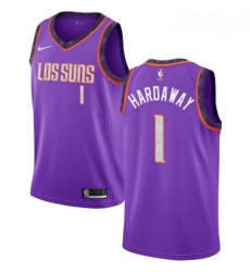 Mens Nike Phoenix Suns 1 Penny Hardaway Swingman Purple NBA Jersey 2018 19 City Edition Mens Nike Phoenix Suns 1 Penny Hardaway Swingman Purple NBA Jersey 2018 19 City Edition