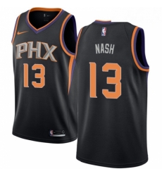 Mens Nike Phoenix Suns 13 Steve Nash Swingman Black Alternate NBA Jersey Statement Edition Mens Nike Phoenix Suns 13 Steve Nash Swingman Black Alternate NBA Jersey Statement Edition