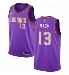 Mens Nike Phoenix Suns 13 Steve Nash Swingman Purple NBA Jersey 2018 19 City Edition Mens Nike Phoenix Suns 13 Steve Nash Swingman Purple NBA Jersey 2018 19 City Edition
