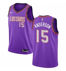Mens Nike Phoenix Suns 15 Ryan Anderson Swingman Purple NBA Jersey 2018 19 City Edition Mens Nike Phoenix Suns 15 Ryan Anderson Swingman Purple NBA Jersey 2018 19 City Edition