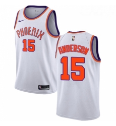 Mens Nike Phoenix Suns 15 Ryan Anderson Swingman White NBA Jersey Association Edition Mens Nike Phoenix Suns 15 Ryan Anderson Swingman White NBA Jersey Association Edition