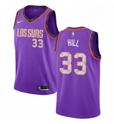 Mens Nike Phoenix Suns 33 Grant Hill Swingman Purple NBA Jersey 2018 19 City Edition Mens Nike Phoenix Suns 33 Grant Hill Swingman Purple NBA Jersey 2018 19 City Edition