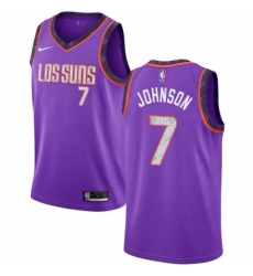 Mens Nike Phoenix Suns 7 Kevin Johnson Swingman Purple NBA Jersey 2018 19 City Edition Mens Nike Phoenix Suns 7 Kevin Johnson Swingman Purple NBA Jersey 2018 19 City Edition