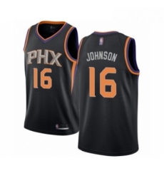 Mens Phoenix Suns 16 Tyler Johnson Authentic Black Basketball Jersey Statement Edition Mens Phoenix Suns 16 Tyler Johnson Authentic Black Basketball Jersey Statement Edition