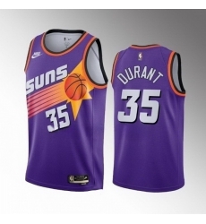 Men's Phoenix Suns #35 Kevin Durant Purple Classic Edition Stitched Basketball Jersey Men's Phoenix Suns #35 Kevin Durant Purple Classic Edition Stitched Basketball Jersey
