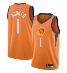 Suns 1 Devin Booker Orange Basketball Swingman Statement Edition 2019 2020 Jersey Suns 1 Devin Booker Orange Basketball Swingman Statement Edition 2019 2020 Jersey
