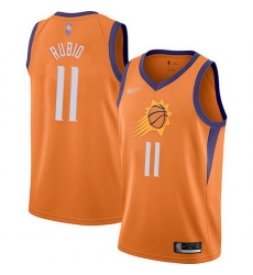 Suns 11 Ricky Rubio Orange Basketball Swingman Statement Edition 2019 2020 Jersey Suns 11 Ricky Rubio Orange Basketball Swingman Statement Edition 2019 2020 Jersey