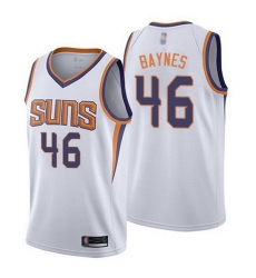 Suns 46 Aron Baynes White Basketball Swingman Association Edition Jersey Suns 46 Aron Baynes White Basketball Swingman Association Edition Jersey