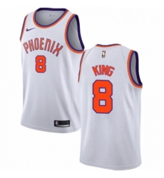 Womens Nike Phoenix Suns 8 George King Swingman White NBA Jersey Association Edition Womens Nike Phoenix Suns 8 George King Swingman White NBA Jersey Association Edition