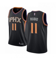 Youth Phoenix Suns 11 Ricky Rubio Swingman Black Basketball Jersey Statement Edition Youth Phoenix Suns 11 Ricky Rubio Swingman Black Basketball Jersey Statement Edition