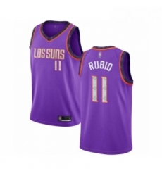Youth Phoenix Suns 11 Ricky Rubio Swingman Purple Basketball Jersey 2018 19 City Edition Youth Phoenix Suns 11 Ricky Rubio Swingman Purple Basketball Jersey 2018 19 City Edition