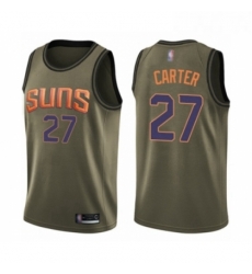 Youth Phoenix Suns 27 Jevon Carter Swingman Green Salute to Service Basketball Jersey Youth Phoenix Suns 27 Jevon Carter Swingman Green Salute to Service Basketball Jersey