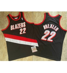 Blazers 22 Clyde Drexler Black 1991 92 Hardwood Classics Swingman Jersey Blazers 22 Clyde Drexler Black 1991 92 Hardwood Classics Swingman Jersey