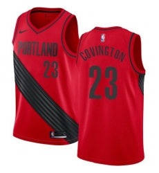Men Nike Portland Blazers 23 Robert Covington Red Statement Edition NBA Swingman Jersey Men Nike Portland Blazers 23 Robert Covington Red Statement Edition NBA Swingman Jersey