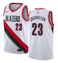 Men Nike Portland Blazers 23 Robert Covington White NBA Swingman Association Edition Jersey Men Nike Portland Blazers 23 Robert Covington White NBA Swingman Association Edition Jersey