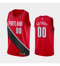 Men Nike Portland Trail Blazers 00 Carmelo Anthony Red Swinman Jersey Men Nike Portland Trail Blazers 00 Carmelo Anthony Red Swinman Jersey